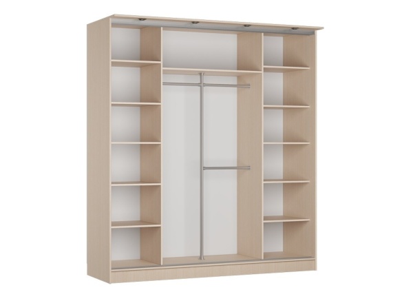 Шкаф-Купе Альба-3 (Ш-2000 х В-2220 х Г-720 мм)/Разные Цвета