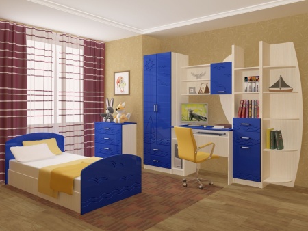 Детский Гарнитур Юниор-2 МДФ/Разные Цвета