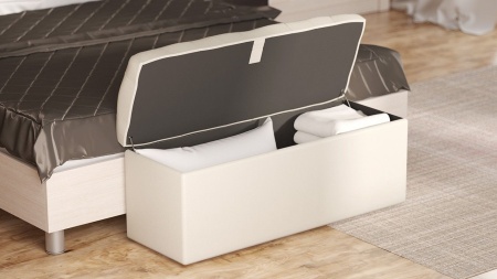 Пуф №3 с Ящиком для Хранения Разные Цвета/Ш-1040 × Г-365 × В-465 мм