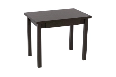 Стол обеденный раскладной с ящиком венге