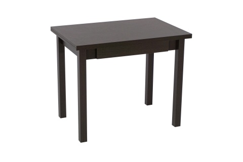 Стол обеденный раскладной с ящиком венге